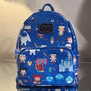 Loungefly Disney Parks Blue Character Mini Backpack